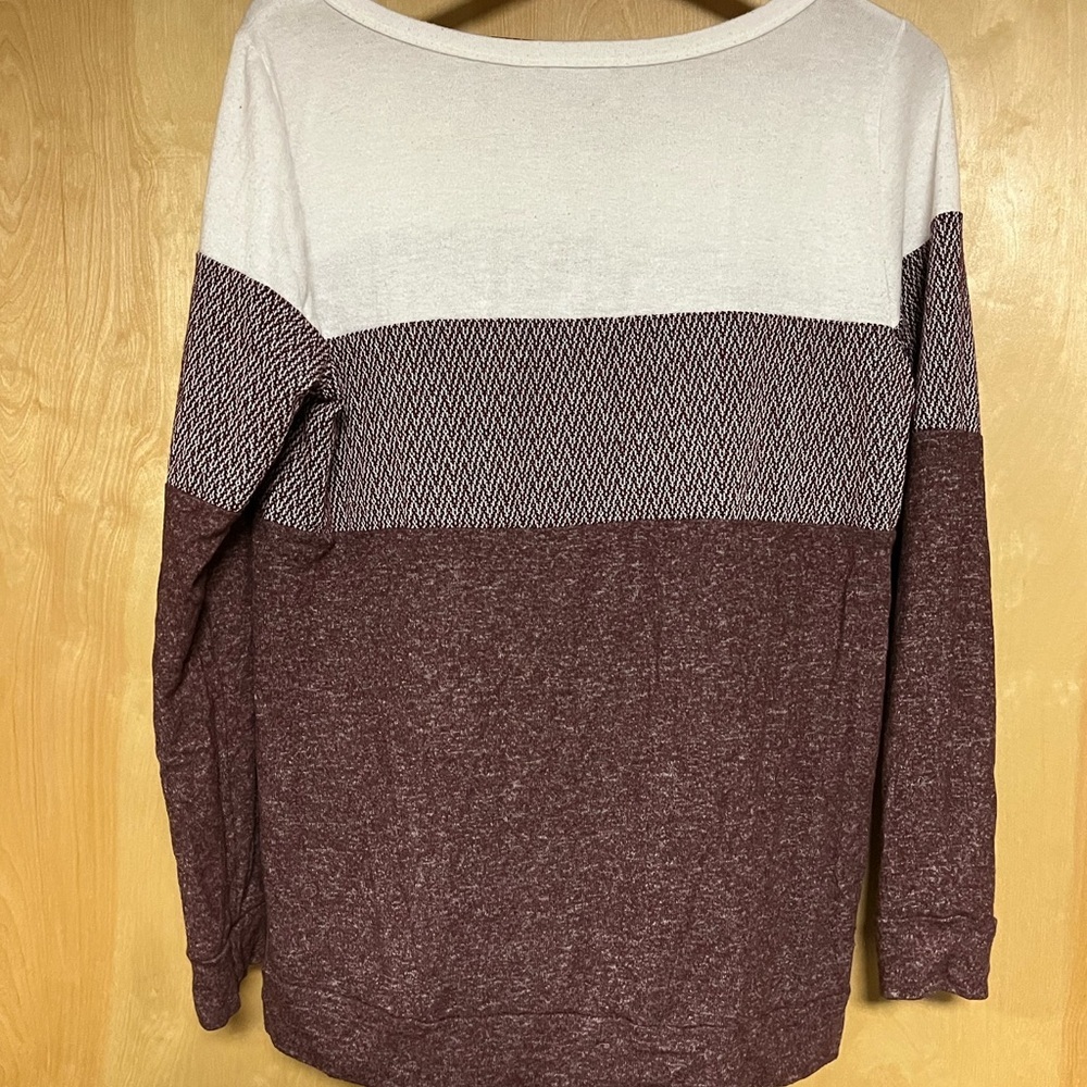 Pink Clover Cream Knit Top